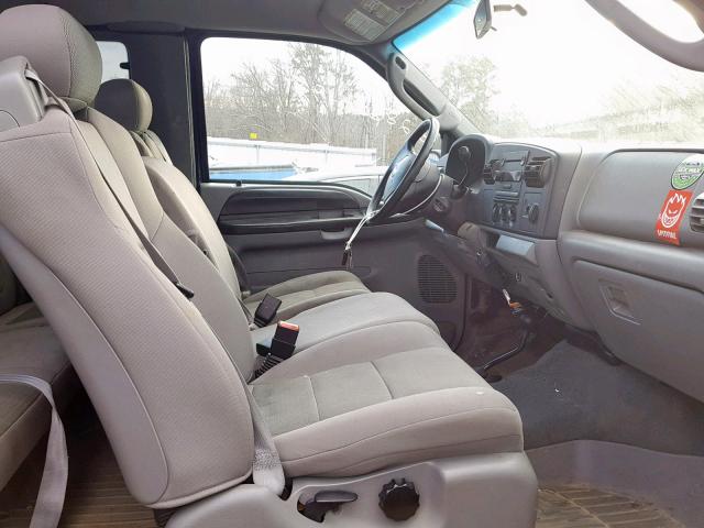 1FTWX31505EC75086 - 2005 FORD F350 SRW S 蓝色 照片 5