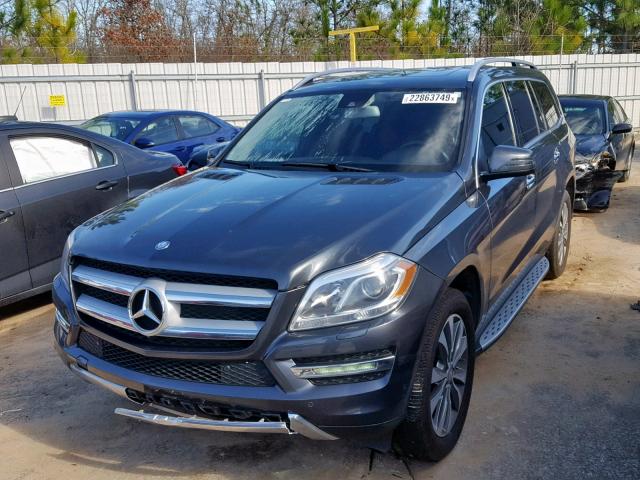 4JGDF7CE9EA440120 - 2014 MERCEDES-BENZ GL 450 4MA GRAY photo 2