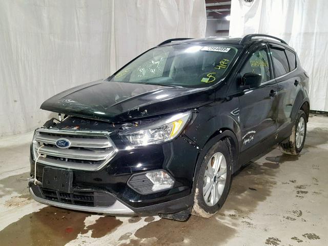 1FMCU9GD7JUB84941 - 2018 FORD ESCAPE SE BLACK photo 2