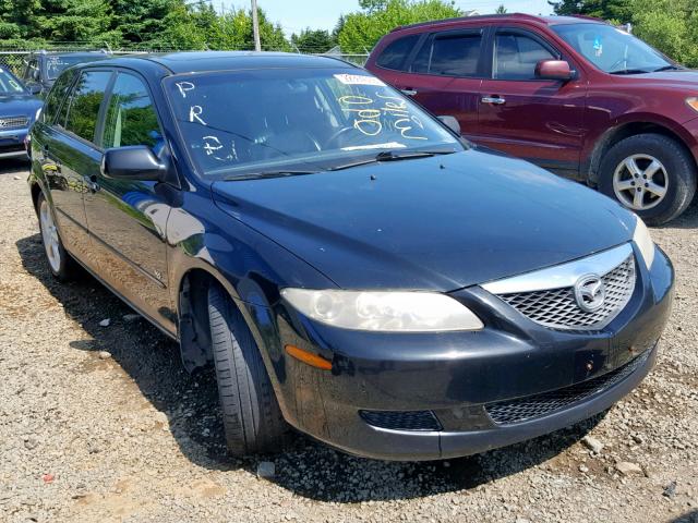 1YVHP82D445N56456 - 2004 MAZDA 6 S BLACK photo 1