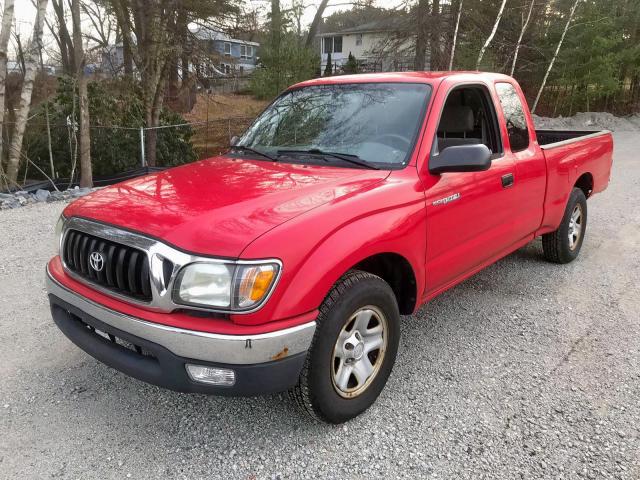 5TEVL52N01Z858704 - 2001 TOYOTA TACOMA XTR RED photo 2