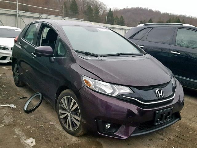 3HGGK5H8XFM765773 - 2015 HONDA FIT EX PURPLE photo 1