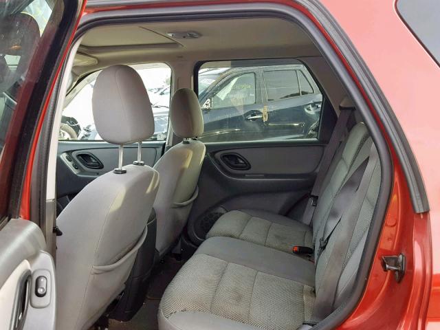 1FMCU93135DA19261 - 2005 FORD ESCAPE XLT RED photo 6