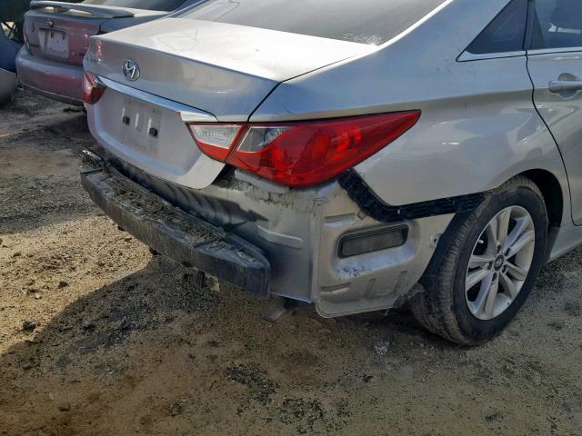 5NPEB4AC8DH649148 - 2013 HYUNDAI SONATA GLS 银色 照片 9