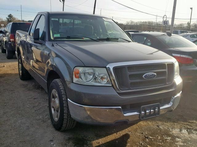 1FTRF12W54NB11746 - 2004 FORD F150 GRAY photo 1