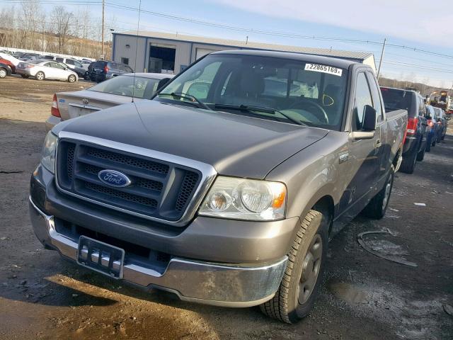 1FTRF12W54NB11746 - 2004 FORD F150 GRAY photo 2