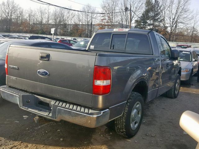 1FTRF12W54NB11746 - 2004 FORD F150 GRAY photo 4