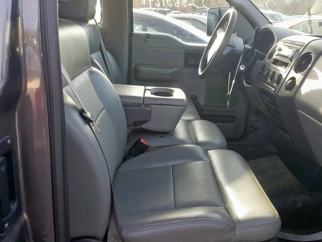 1FTRF12W54NB11746 - 2004 FORD F150 GRAY photo 5