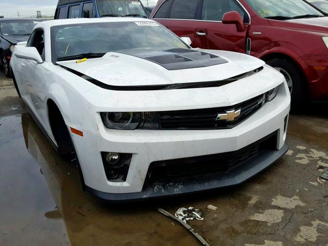 2G1FS1EP0C9800669 - 2012 CHEVROLET CAMARO ZL1 WHITE photo 1