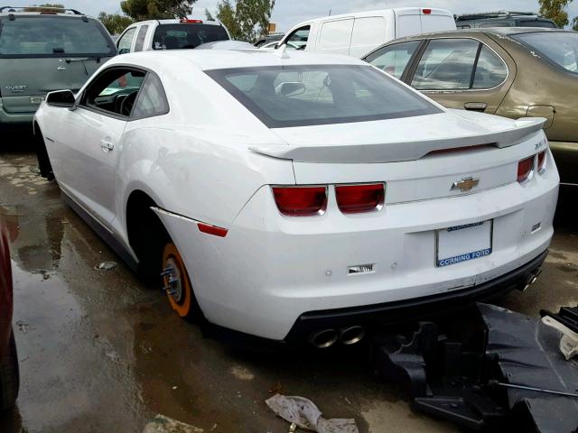 2G1FS1EP0C9800669 - 2012 CHEVROLET CAMARO ZL1 WHITE photo 3