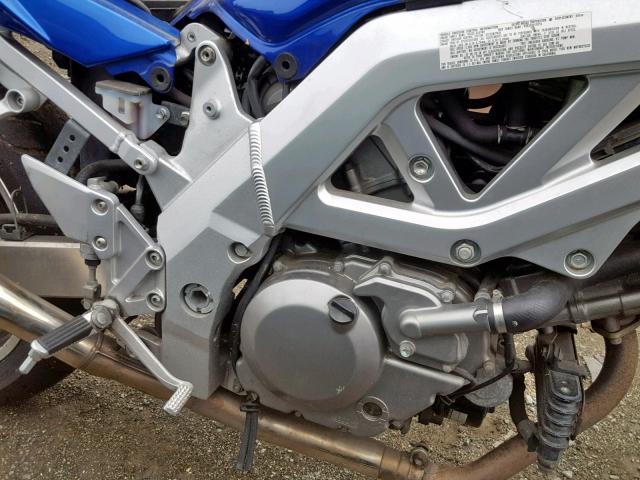 JS1VP53A542103163 - 2004 SUZUKI SV650 BLUE photo 7