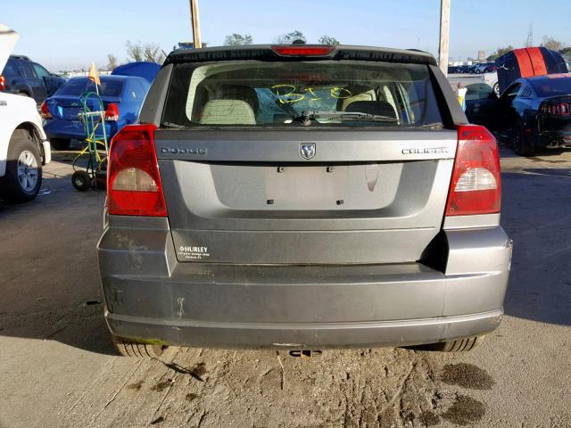 1C3CDWDA8CD527406 - 2012 DODGE CALIBER SX GRAY photo 9