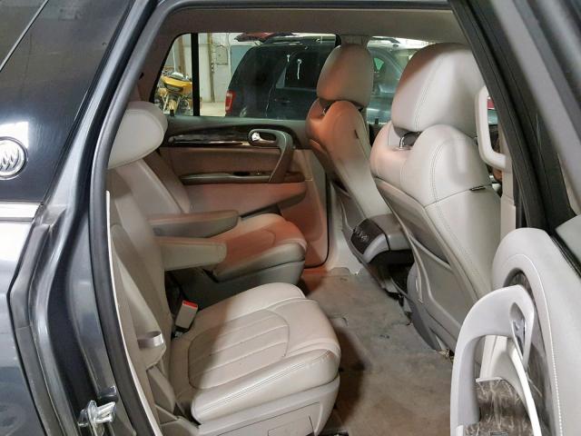 5GAKRBKD9EJ194458 - 2014 BUICK ENCLAVE GRAY photo 6