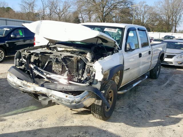 1GCHK23U96F111286 - 2006 CHEVROLET SILVERADO WHITE photo 2