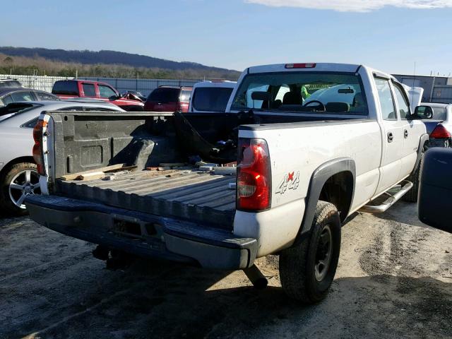 1GCHK23U96F111286 - 2006 CHEVROLET SILVERADO WHITE photo 4