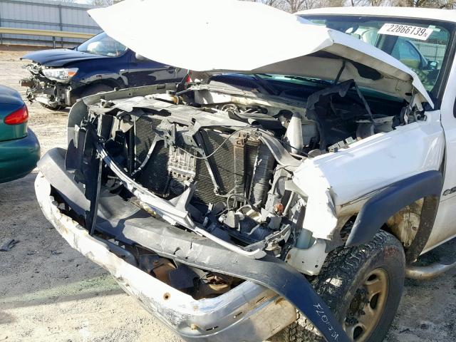 1GCHK23U96F111286 - 2006 CHEVROLET SILVERADO WHITE photo 9