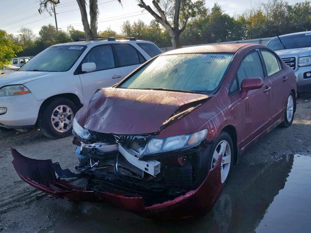 19XFA1F67BE024699 - 2011 HONDA CIVIC LX-S Qırmızı foto 2