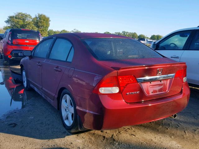 19XFA1F67BE024699 - 2011 HONDA CIVIC LX-S Qırmızı foto 3