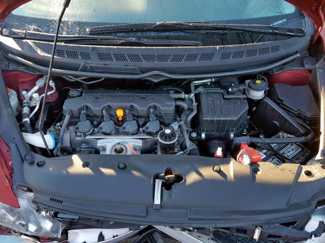 19XFA1F67BE024699 - 2011 HONDA CIVIC LX-S Qırmızı foto 7