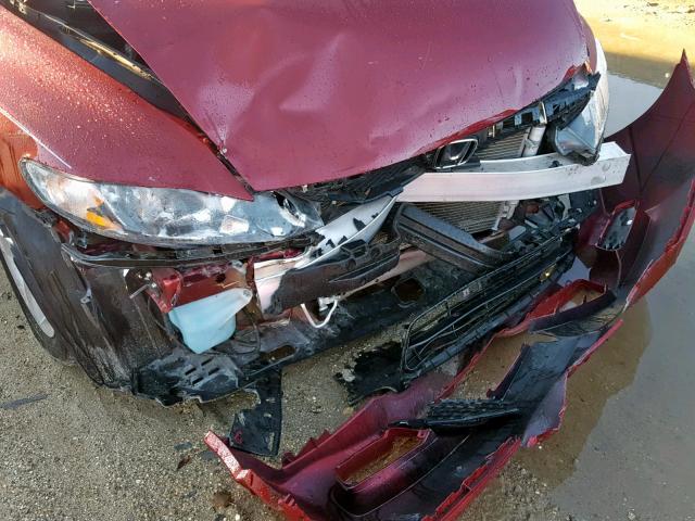 19XFA1F67BE024699 - 2011 HONDA CIVIC LX-S Qırmızı foto 9