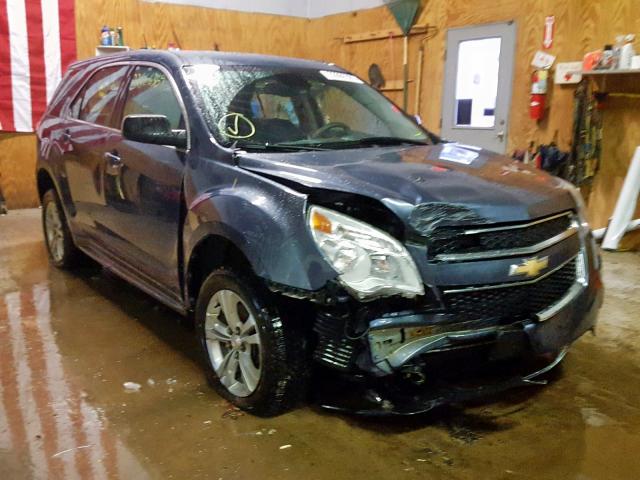 2GNALAEK0E6126134 - 2014 CHEVROLET EQUINOX LS BLUE photo 1