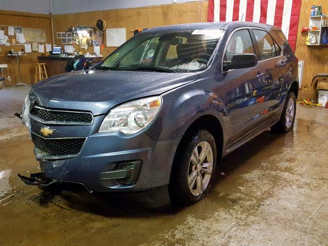 2GNALAEK0E6126134 - 2014 CHEVROLET EQUINOX LS BLUE photo 2