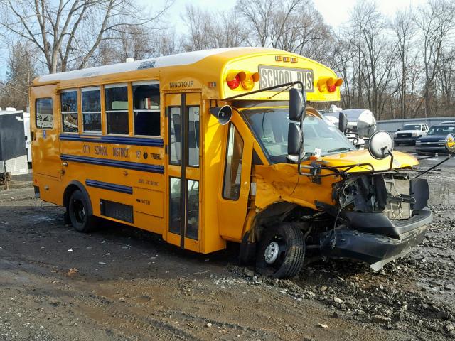 1GB6GUBG8G1306282 - 2016 CHEVROLET EXPRESS G4 YELLOW photo 1