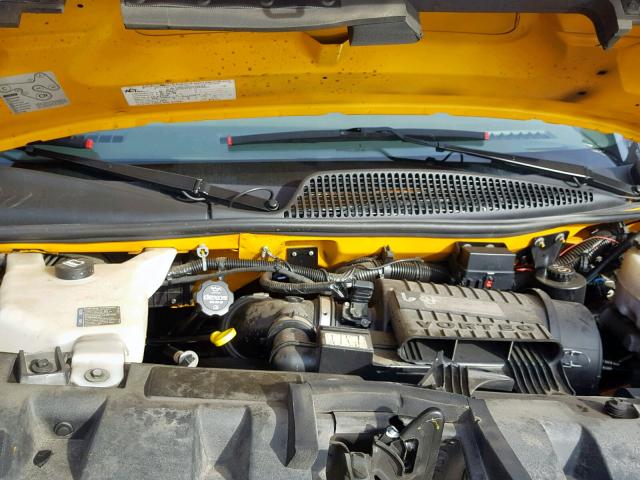 1GB6GUBG8G1306282 - 2016 CHEVROLET EXPRESS G4 YELLOW photo 7