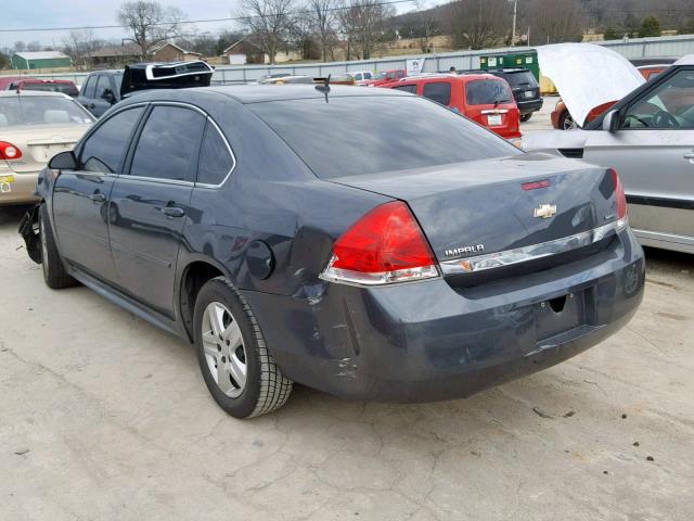 2G1WF5EKXB1143263 - 2011 CHEVROLET IMPALA LS 石墨色 照片 3