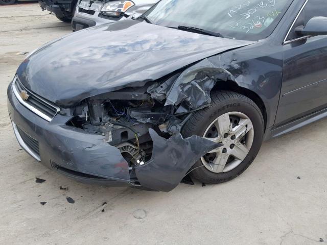 2G1WF5EKXB1143263 - 2011 CHEVROLET IMPALA LS 石墨色 照片 9