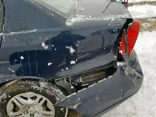 1G1ZS58F87F288602 - 2007 CHEVROLET MALIBU LS ლურჯი ფოტო 9