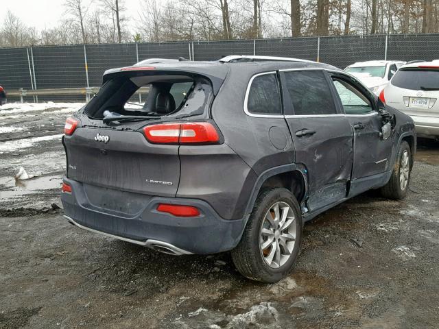 1C4PJMDX2JD527221 - 2018 JEEP CHEROKEE L GRAY photo 4