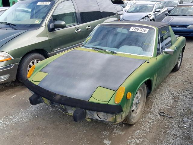 4742904433 - 1974 PORSCHE 914 GREEN photo 2