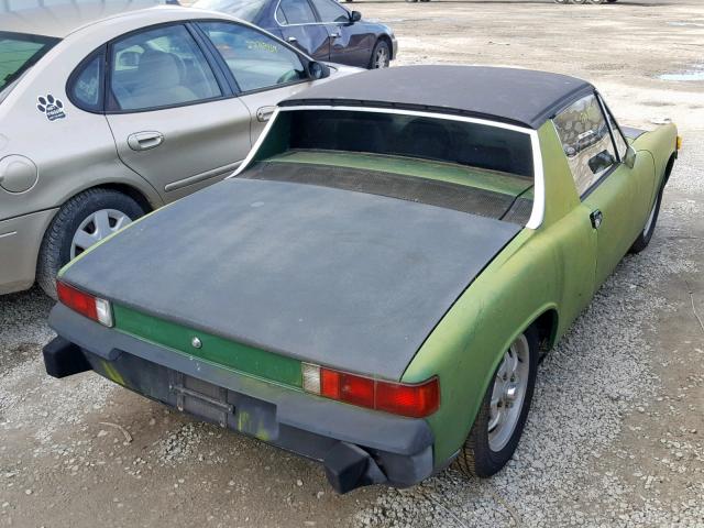 4742904433 - 1974 PORSCHE 914 GREEN photo 4