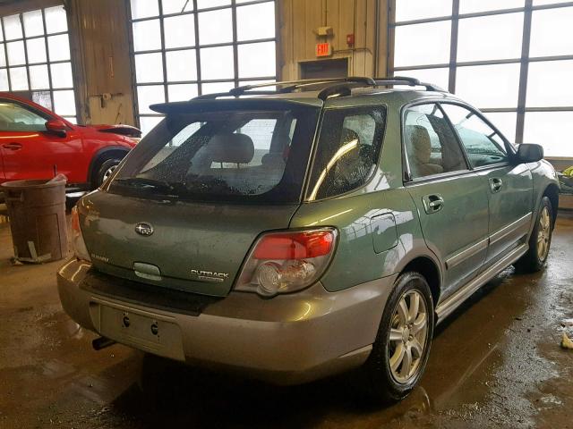 JF1GG68616H806970 - 2006 SUBARU IMPREZA OU GREEN photo 4