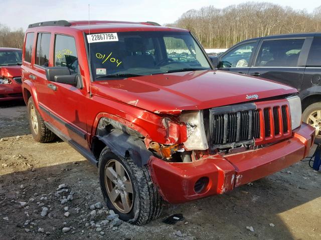 1J8HG48K86C342422 - 2006 JEEP COMMANDER Qırmızı foto 1