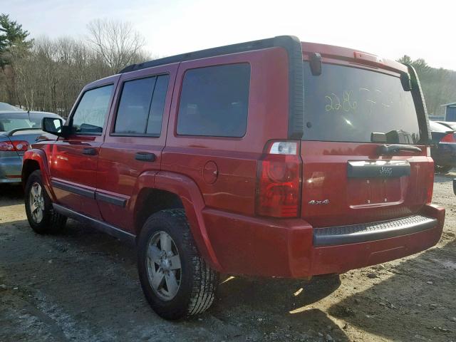 1J8HG48K86C342422 - 2006 JEEP COMMANDER Qırmızı foto 3