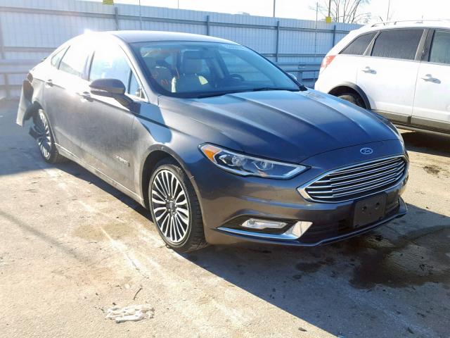 3FA6P0RU5HR287607 - 2017 FORD FUSION TIT CHARCOAL photo 1