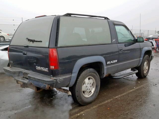1GNEK18K8RJ349076 - 1994 CHEVROLET BLAZER K15 შავი ფოტო 4