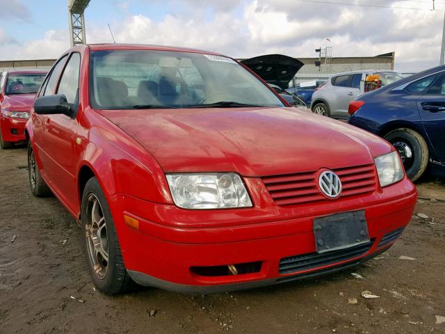 3VWSA29M3YM051750 - 2000 VOLKSWAGEN JETTA GLS RED photo 1