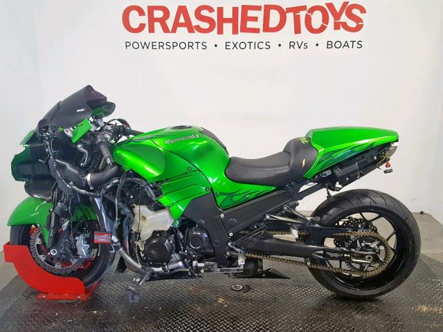 JKBZXNE12CA001835 - 2012 KAWASAKI ZX1400 EC GREEN photo 3