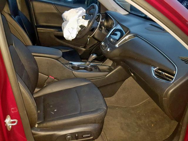 1G1ZE5STXHF155198 - 2017 CHEVROLET MALIBU LT 红色 照片 5