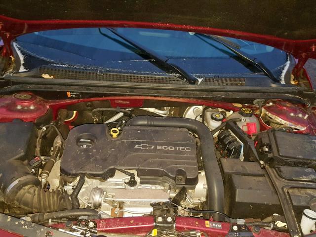 1G1ZE5STXHF155198 - 2017 CHEVROLET MALIBU LT 红色 照片 7