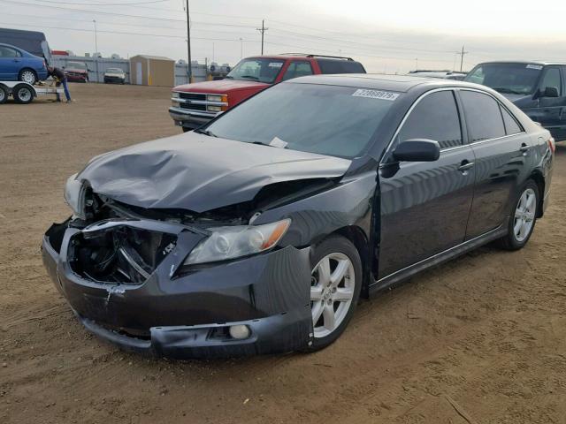 4T1BE46K57U187275 - 2007 TOYOTA CAMRY NEW BLACK photo 2