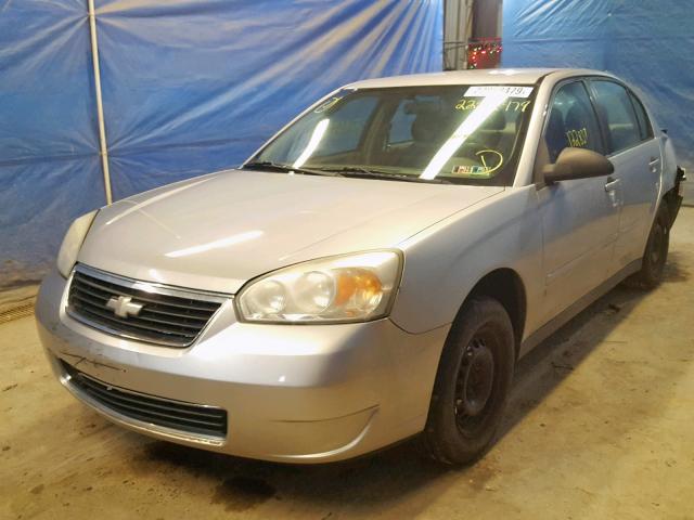 1G1ZS58F17F168950 - 2007 CHEVROLET MALIBU LS 银色 照片 2