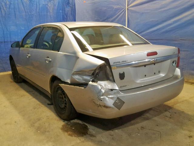 1G1ZS58F17F168950 - 2007 CHEVROLET MALIBU LS 银色 照片 3