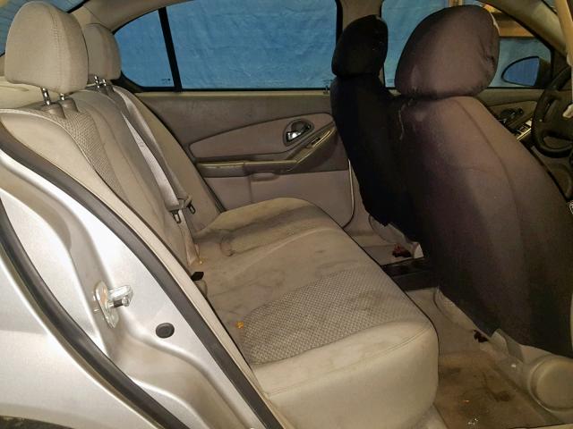 1G1ZS58F17F168950 - 2007 CHEVROLET MALIBU LS 银色 照片 6