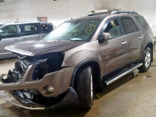 1GKEV13D59J154291 - 2009 GMC ACADIA SLE BROWN photo 2