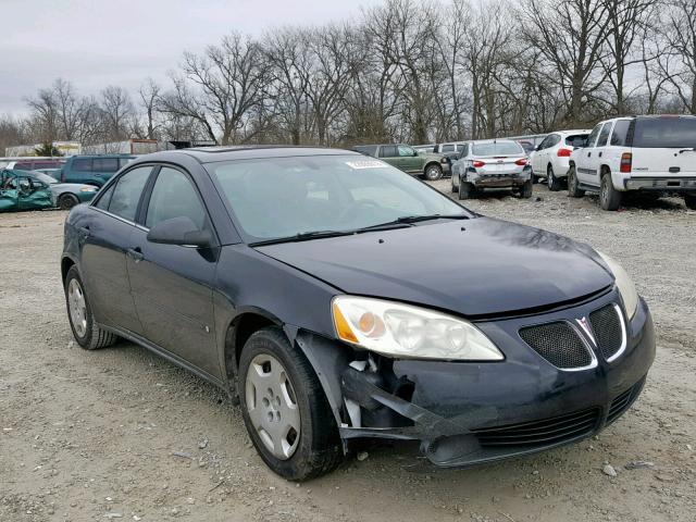 1G2ZF58B874258329 - 2007 PONTIAC G6 VALUE L BLACK photo 1