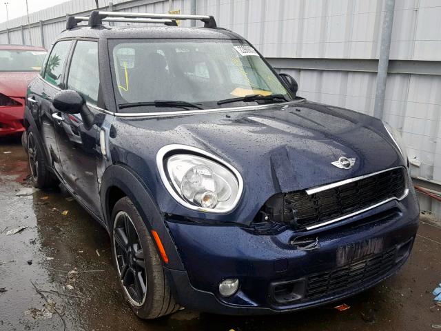 WMWZC5C57BWH99410 - 2011 MINI COOPER S C BLUE photo 1